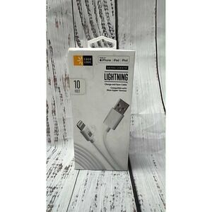 Case Logic Charge‎ Sync Cable 10 Feet White Compatible With Apple Devices